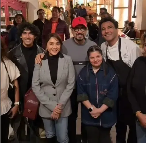 Did Madhuri Dixit and Dr. Shriram Nene Enjoy a ‘Divine’ Meal at Vikas Khanna’s Manhattan Restaurant?