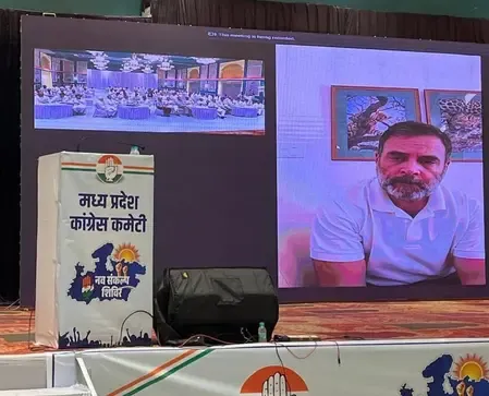 मध्य प्रदेश में चुनाव की चोरी रोकने के लिए कार्यकर्ता तैयार रहें : राहुल गांधी
