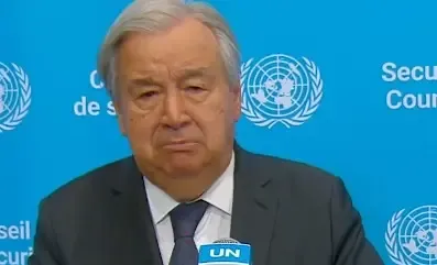 मध्य पूर्व संकट का सैन्य समाधान नहीं, शांति के लिए वार्ता जरूरी: संयुक्त राष्ट्र महासचिव 