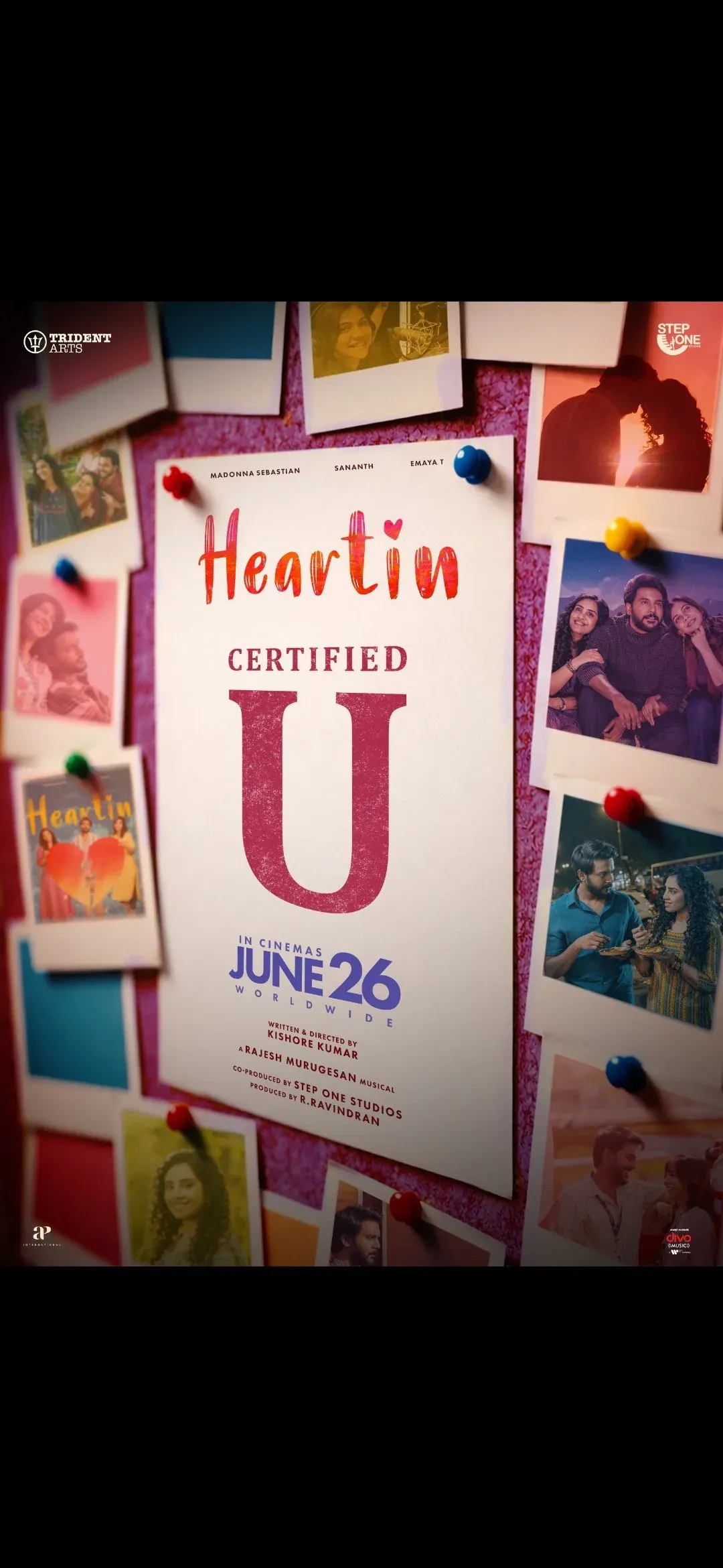 Heartin gets 'U' certificate, Madonna Sebastian film hits cinemas June 26
