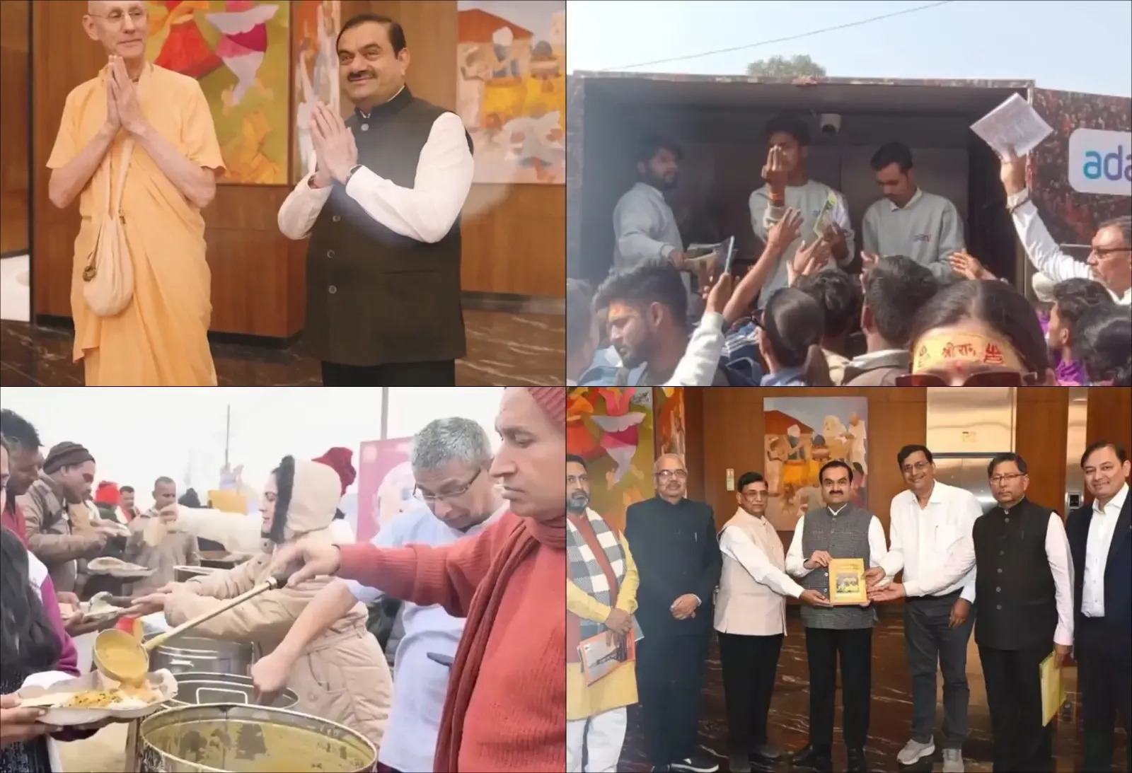Maha Kumbh Mela 2025: Adani Group Provides Spiritual Support with ‘Satvik’ Meals and Geeta Press Literature