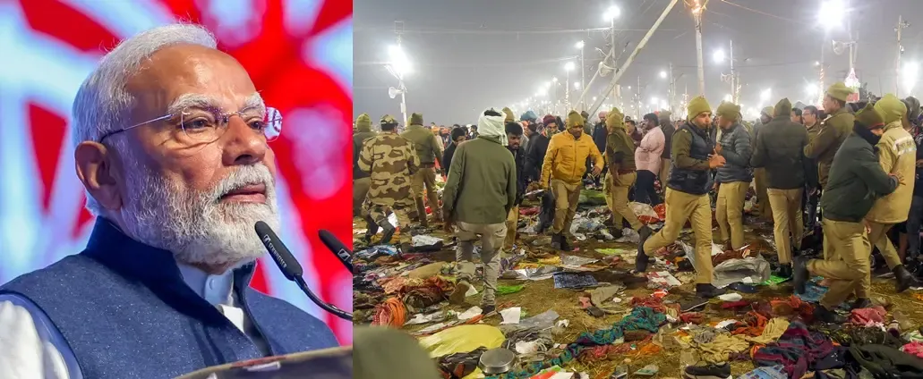PM Modi Expresses Sorrow Over Maha Kumbh Stampede, Offers Condolences to Victims' Families