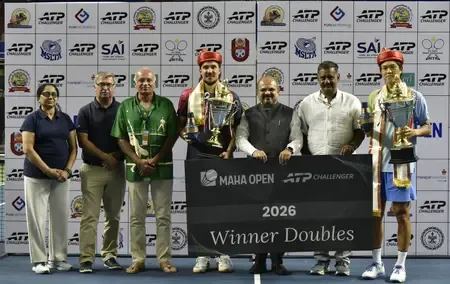 Exciting Face-Off: Gill and Cina Set for Singles Final at Maha Open ATP Challenger 75