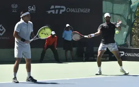 Maha Open ATP Challenger 75: Manas Dhamne's Remarkable Journey Concludes; Poonacha-Isaro Moves to Finals