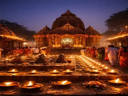 How Did Lakhs of Devotees Gather at Shiva Temples Across Odisha on Maha Shivaratri?