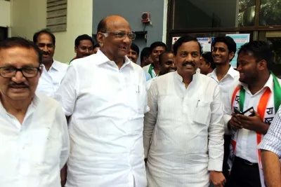 NCP's Sunil Tatkare meets Sharad Pawar amid party reshuffle storm