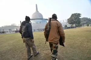 Heightened Security at Mahabodhi Temple Following Bomb Threat
