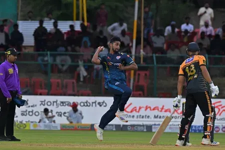 Maharaja Trophy T20: Bengaluru Blasters beat Hubli Tigers by 2 runs