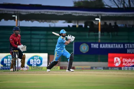 Maharaja Trophy T20: Shivamogga Yodhas beat Gulbarga Mystics by 1 run via VJD