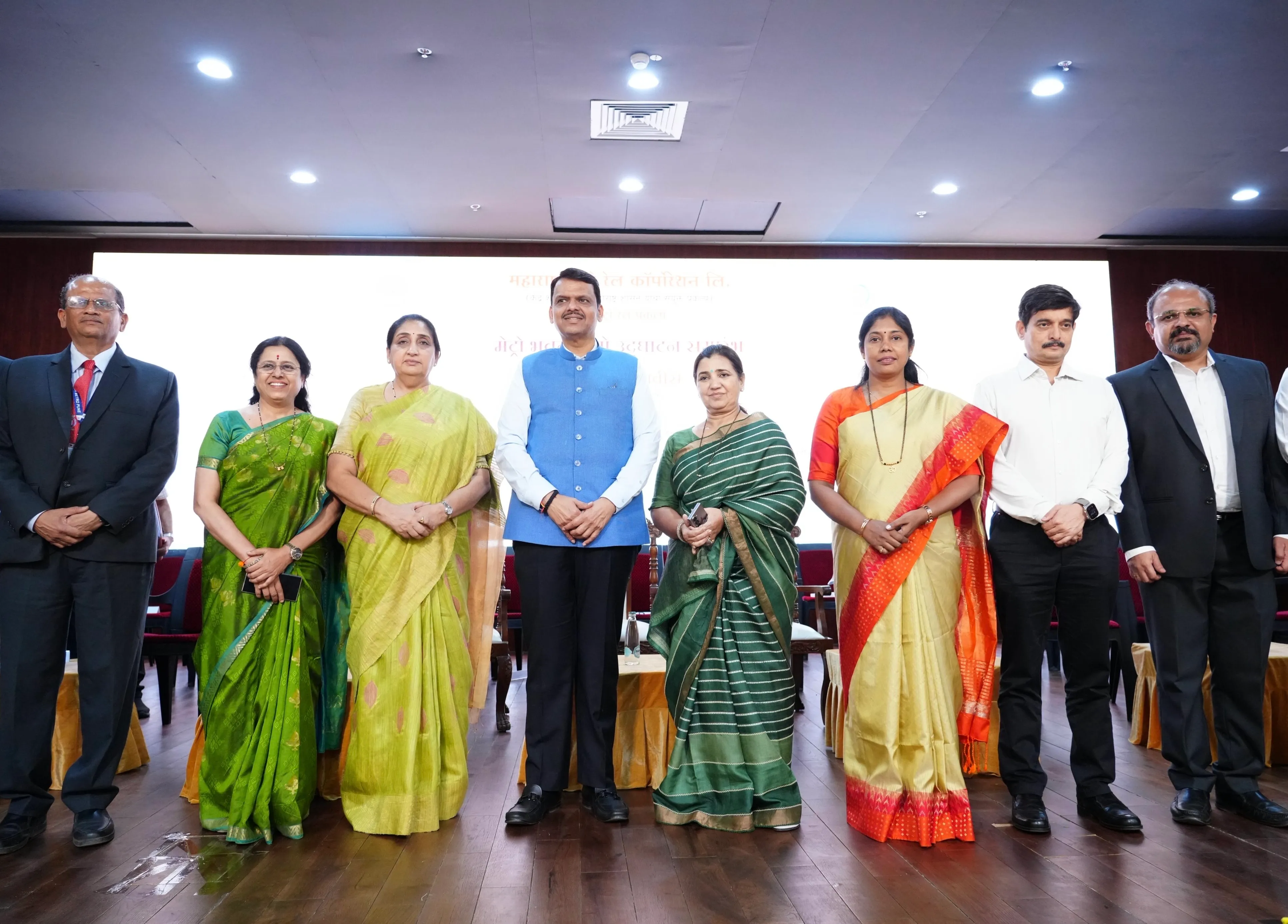 पुणे में मेट्रो भवन का उद्घाटन: मुख्यमंत्री फडणवीस और उपमुख्यमंत्री सुनेत्रा पवार की उपस्थिति
