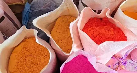 महाराष्ट्र : होली पर इस बार खूब उड़ेंगे इको-फ्रेंडली गुलाल, आदमने परिवार तीन पुश्तों से कर रही तैयार 