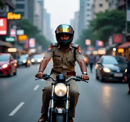 महाराष्ट्र पुलिस के लिए हेलमेट पहनना अब अनिवार्य, डीजीपी का नया आदेश