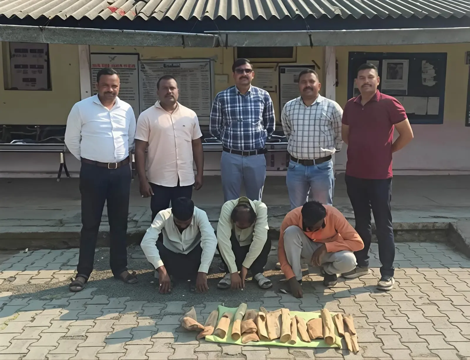 वाशिम के रिसोड में चंदन चोरी का भंडाफोड़: ₹27,000 के 9 किलो चंदन सहित 3 गिरफ्तार