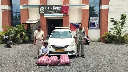 महासमुंद पुलिस की बड़ी कार्रवाई: अंतरराज्यीय ड्रग तस्कर से 51 किलो गांजा बरामद, एक गिरफ्तार