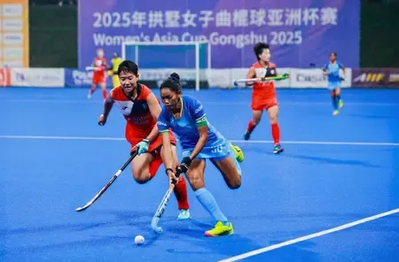 महिला एशिया कप हॉकी : भारतीय टीम ने सुपर 4 में कोरिया को 4-2 से हराया 