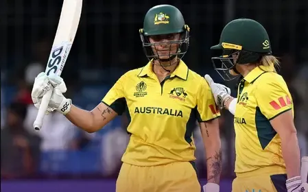 महिला विश्व कप :  एशले गार्डनर का शतक, ऑस्ट्रेलिया ने न्यूजीलैंड को दिया 327 रन का लक्ष्य 