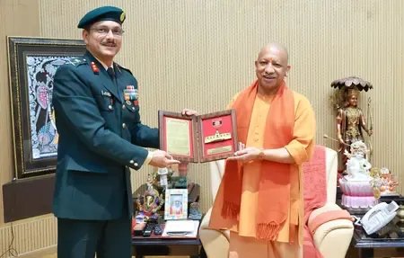 क्या मेजर जनरल मनीष कुकरेती ने मुख्यमंत्री योगी आदित्यनाथ से मुलाकात की?