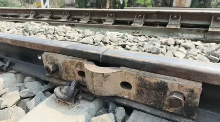 Near Catastrophe Averted: Train Stops Due to Track Fracture in West Champaran