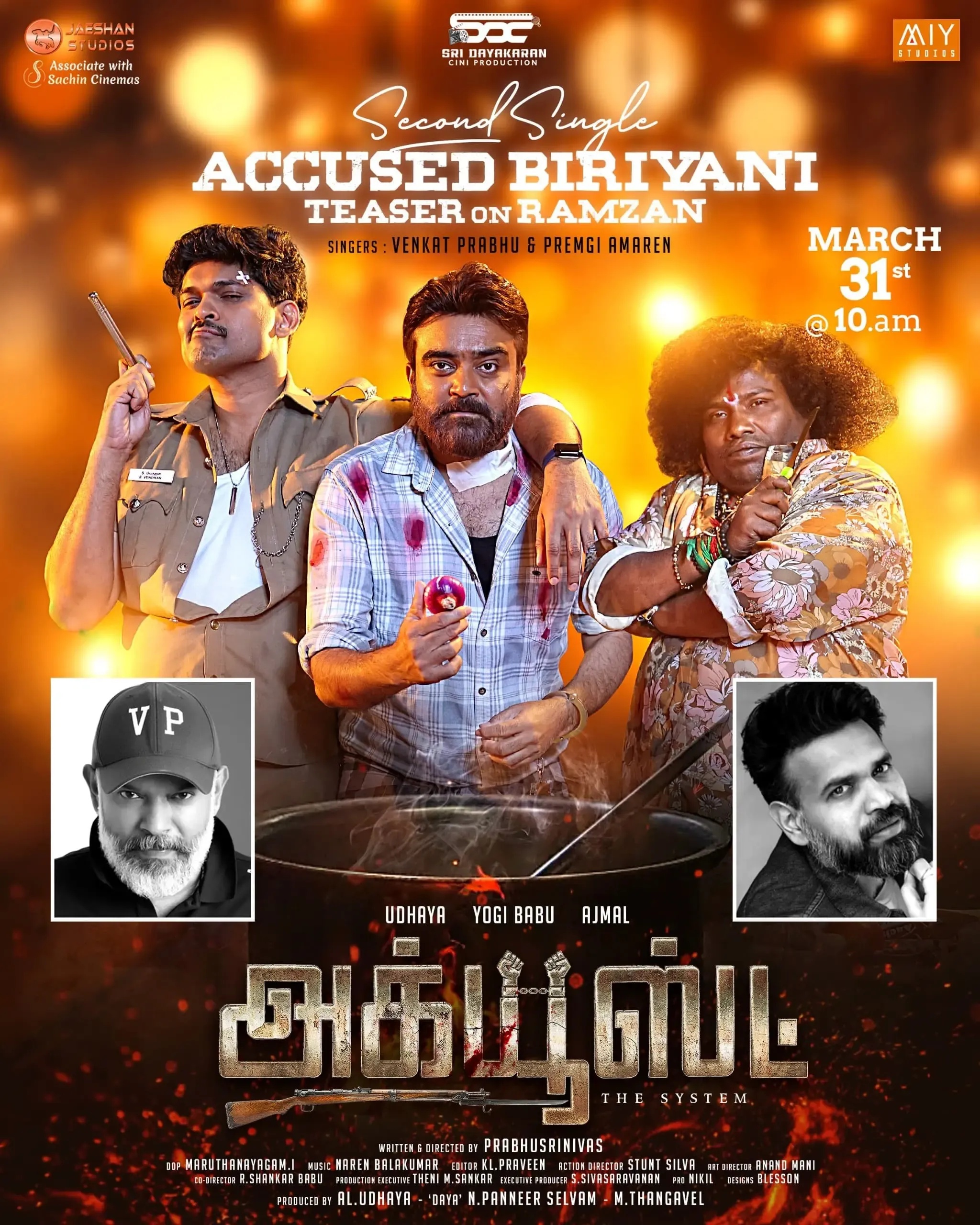 Creators of 'Accused' Unveil Teaser for Second Single 'Suda Suda Biriyani'