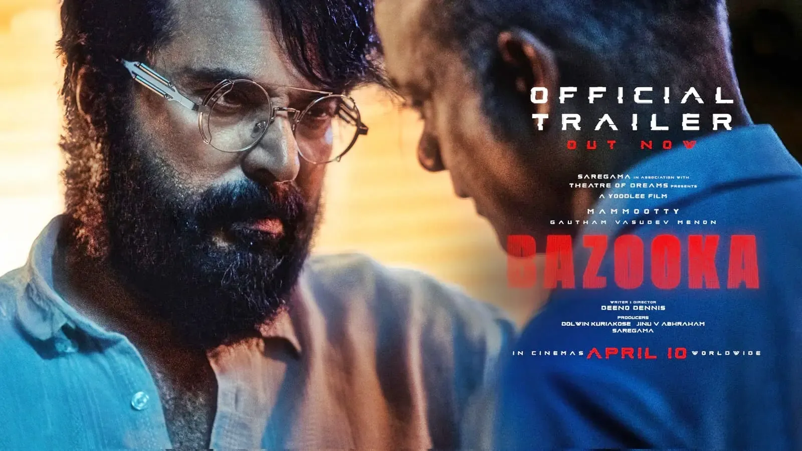Producers of Gautham Menon and Mammootty's ‘Bazooka’ Unveil Gripping Trailer