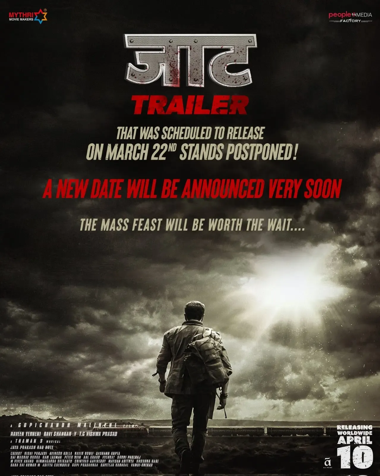 Release of Trailer for Sunny Deol's Film ‘Jaat’ Delayed