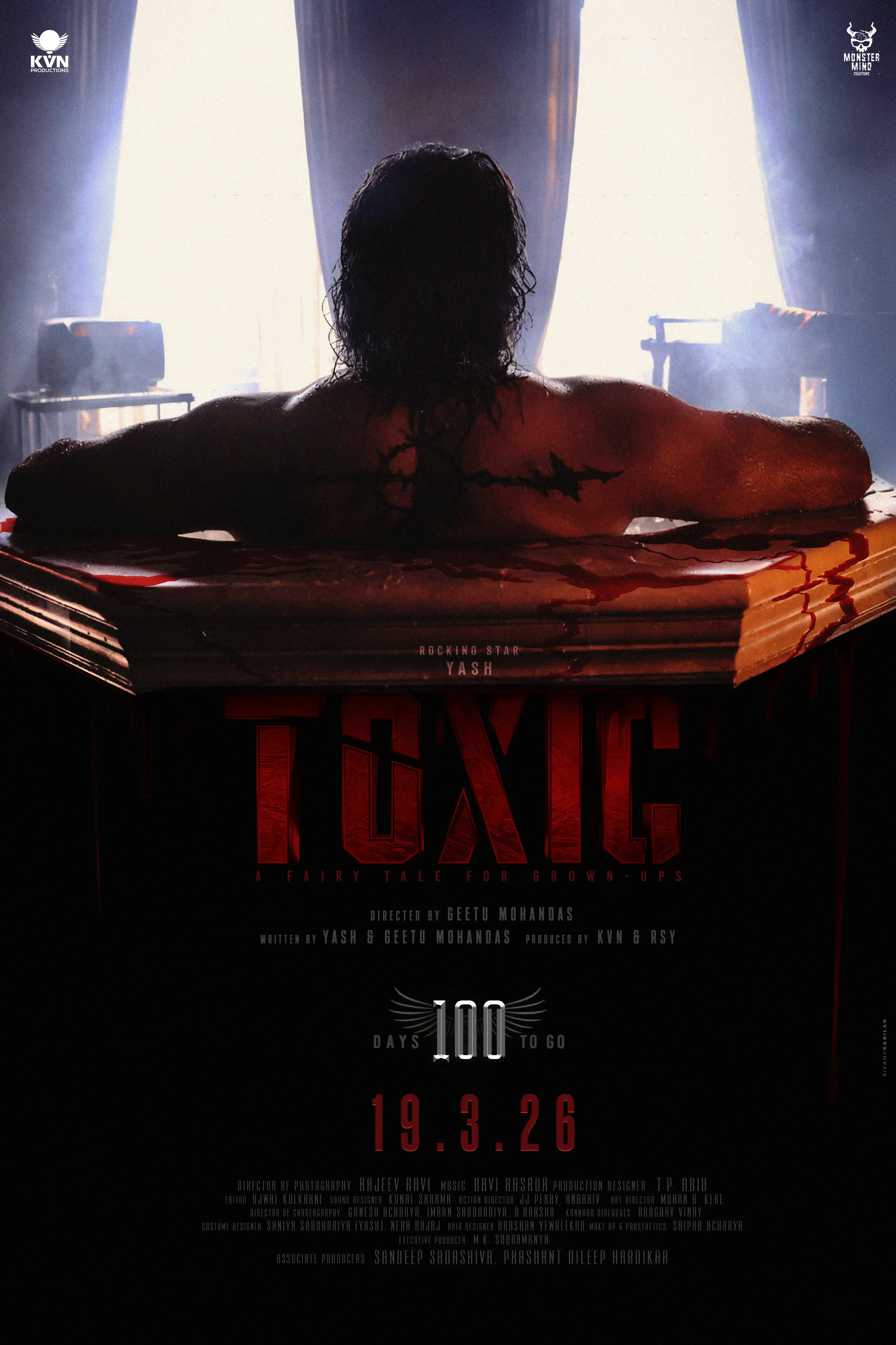 Are You Ready for Yash’s 'Toxic: A Fairytale for Grown-Ups' New Poster Reveal?