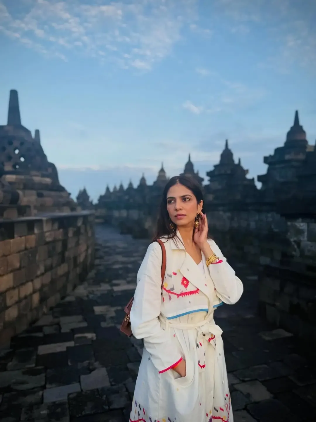 Malavika Mohanan's sunrise pilgrimage to Borobudur: 'Nothing short of magical'
