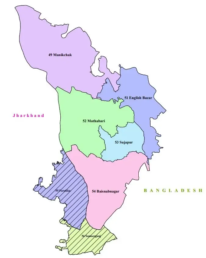 मालदा दक्षिण: 7 विधानसभा सीटों पर राजनीतिक संघर्ष, कांग्रेस को मिला शून्य