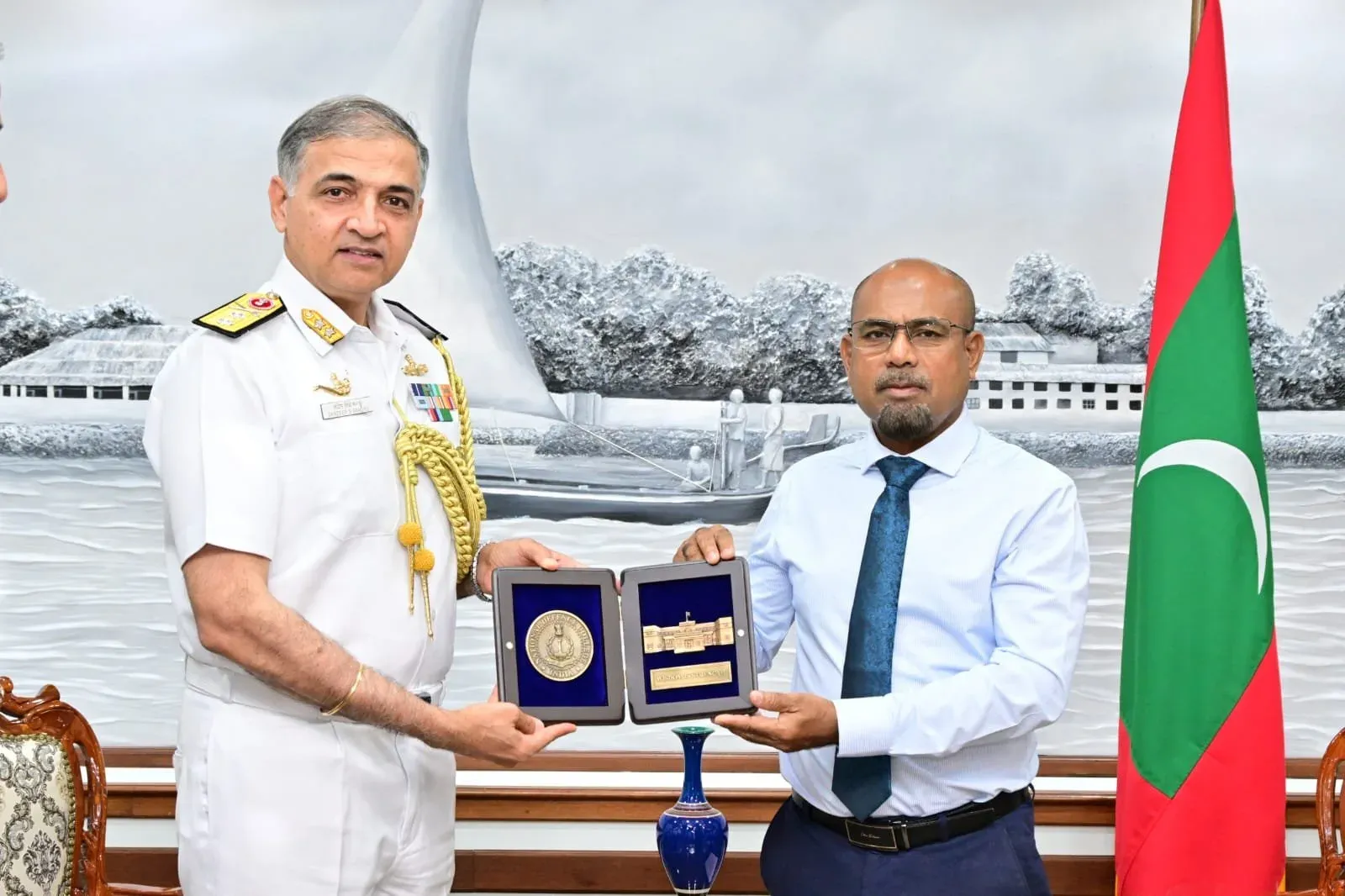 India NDC delegation meets Maldives Defence Minister, reviews bilateral security ties