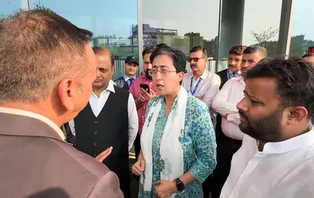 Malviya Nagar fire: Delhi BJP slams Atishi's hospital gate protest in Saket