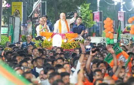 ममता के खिलाफ जनाक्रोश दोगुना, भारी बहुमत से आ रही भाजपा : केंद्रीय गृह मंत्री अमित शाह 