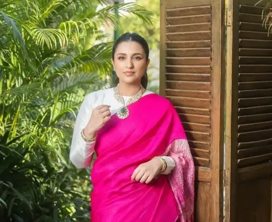 Did Parineeti Chopra Just Redefine Style in a Pink Saree?
