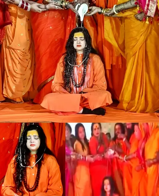 Mamta Kulkarni becomes emotional during her sannyas ceremony