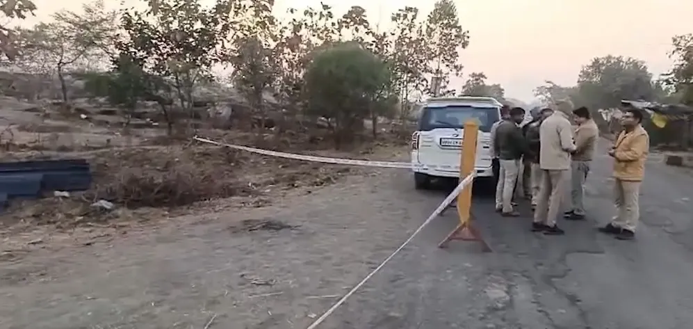 Was a man accused of raping a minor injured in a police encounter in Madhya Pradesh?