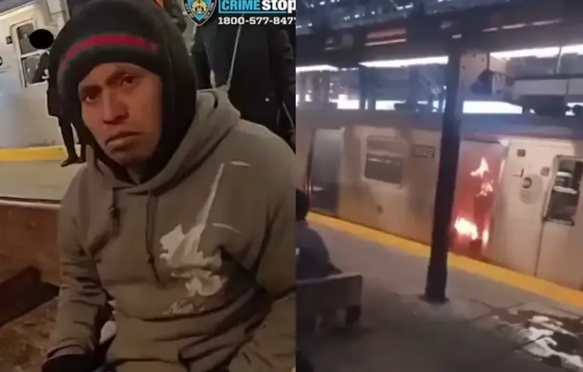 Man Arrested for Setting Sleeping Woman Ablaze on New York Subway