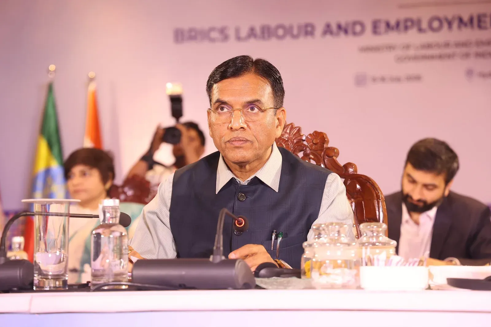 Mandaviya Chairs BRICS Labour Meet, India Pushes BRICS CONNECT