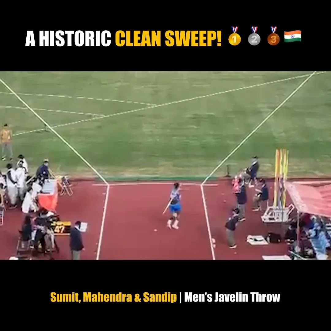 Mandaviya hails India's 1-2-3 sweep in Asian Para Games javelin
