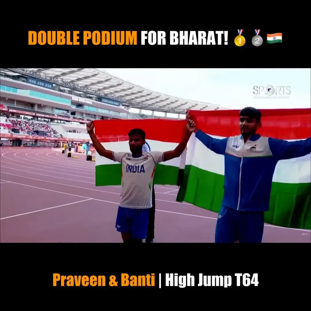 Mandaviya Hails India's High Jump Double Gold-Silver at Asian Para Games 2026