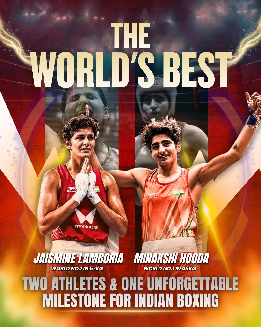 Mandaviya Hails Minakshi, Jaismine as World No.1 Boxers