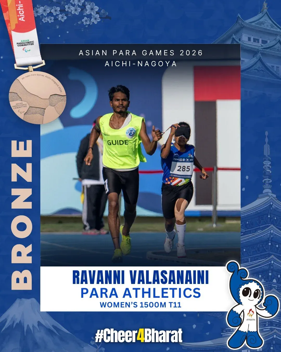 Mandaviya hails Ravanni Valasanaini's bronze in Asian Para Games