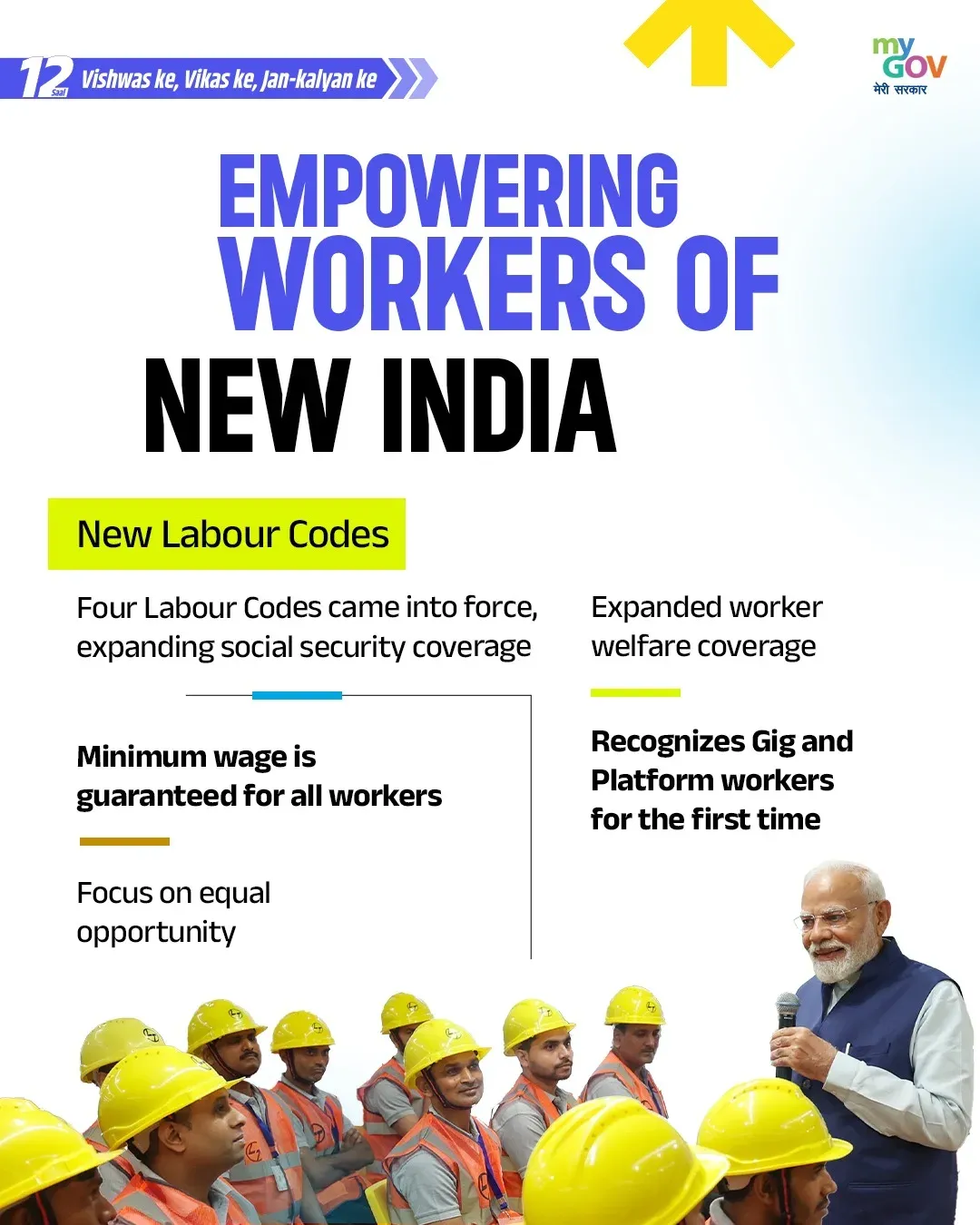 Mandaviya Highlights Four Labour Codes on Garib Kalyan Anniversary