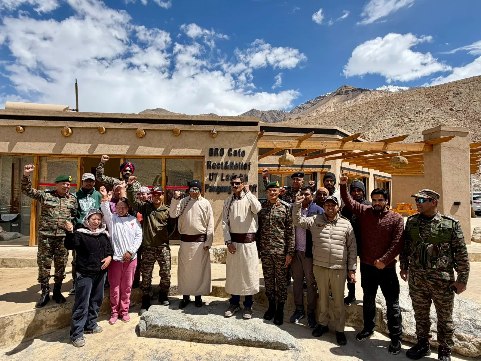 Mandaviya Visits BRO Cafe in Ladakh, Spotlights Border Connectivity