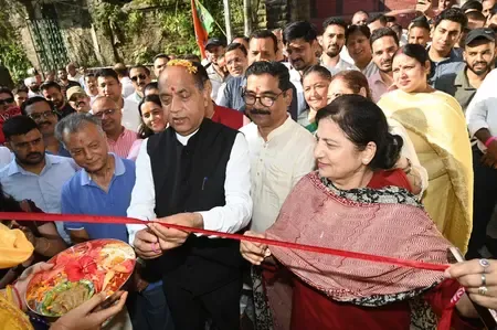 मंडी में भाजपा के नए पार्टी कार्यालय का शुभारंभ, जयराम ठाकुर ने लेह हिंसा पर कार्रवाई की मांग की