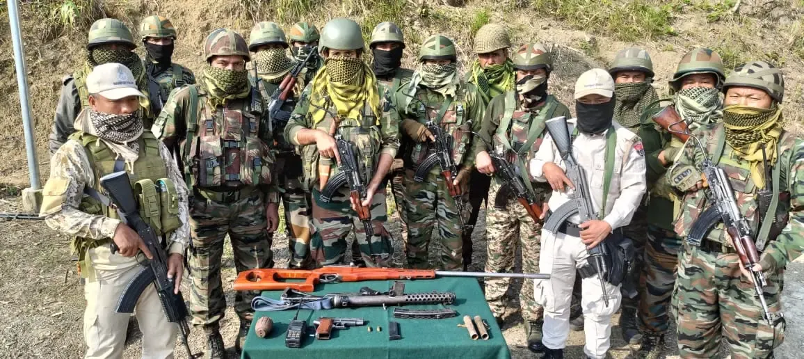 Manipur: 29 Firearms, Ammunition and Military Supplies Seized Across Various Districts