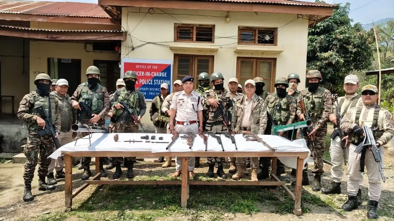 Manipur Security Forces Capture Three Militants and Dismantle Bunkers