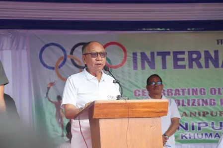 Manipur CM Khemchand Singh hails state's 19 Olympians, ₹5 crore sports gear push
