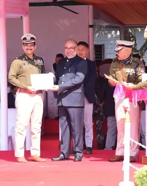Manipur CM Honors Assam Police for Training New Recruits