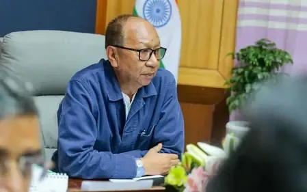 Manipur CM Evaluates Progress on Jiribam-Imphal Railway Initiative