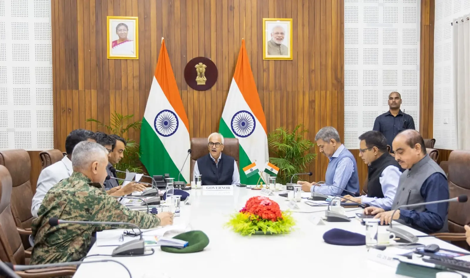 Manipur Governor reviews India-Myanmar border fencing progress, urges faster completion