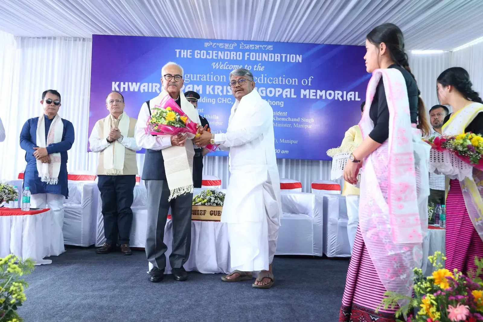 Manipur's Governor Honors 'Ima Community' at New Maternity Facility Opening in Bishnupur